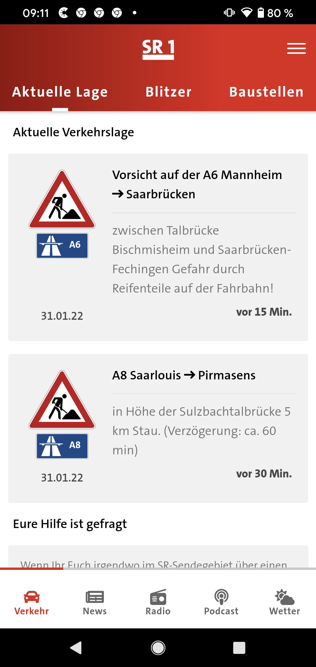 SR 1 screenshot