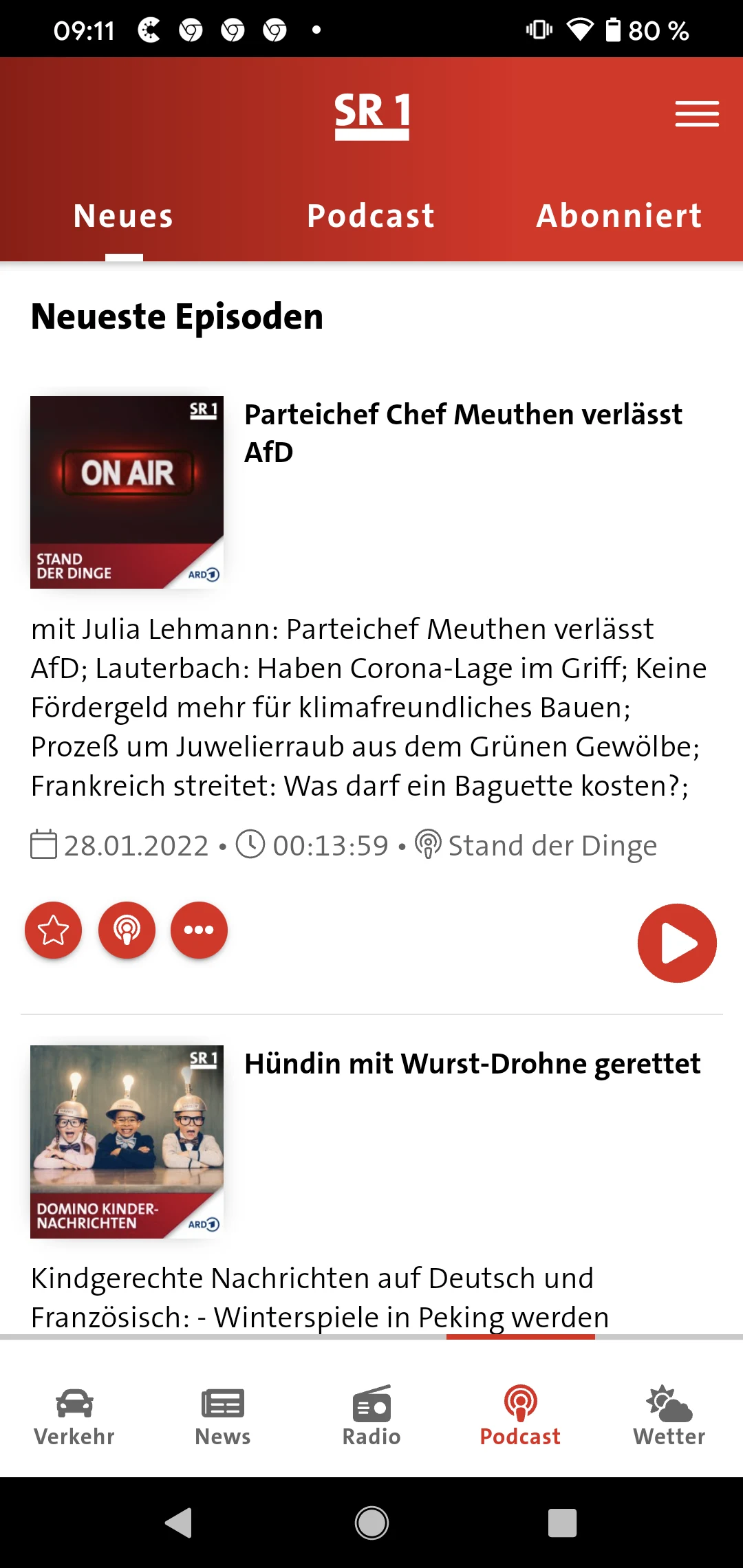 SR 1 screenshot